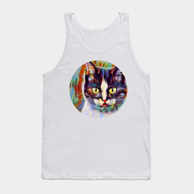 Curious floppy cat Tank Top by GoranDesign